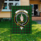 Clan Logie Crest Tartan Flag CF449