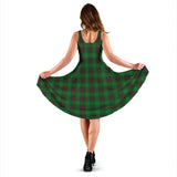 Clan Logie Tartan Sleeveless Midi Womens Dress VS701