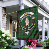 Clan Logie Crest Tartan Flag CF449