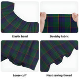 Clan Lowry Tartan Off Shoulder Long Dress VL535