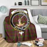 Clan Lumsden Crest Tartan Blanket UC455