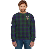 Clan Lumsden Green Crest Tartan Sweatshirt HC533