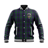 Clan Lumsden Green Crest Tartan Baseball Jacket JM533