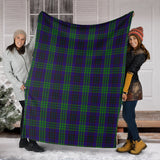 Clan Lumsden Green Tartan Blanket U542