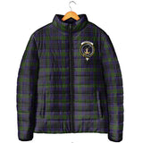 Clan Lumsden Hunting Crest Tartan Padded Jacket RF451