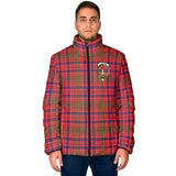 Clan Lumsden Modern Crest Tartan Padded Jacket RF452