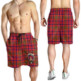 Clan Lumsden Modern Crest Tartan Mens Shorts NS531