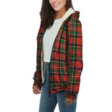 Clan Lyle Crest Tartan Sherpa Hoodie CT531