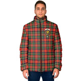 Clan Lyle Crest Tartan Padded Jacket RF455