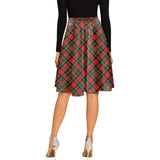 Clan Lyle Tartan Melete Pleated Midi Skirt V690