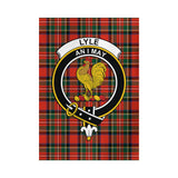 Clan Lyle Crest Tartan Flag CF455