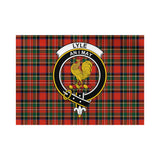 Clan Lyle Crest Tartan Flag CF455