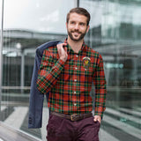 Clan Lyle Crest Tartan Long Sleeve Shirt PC530