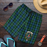 Clan Lyon Crest Tartan Mens Shorts NS527