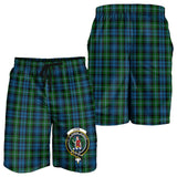 Clan Lyon Crest Tartan Mens Shorts NS527