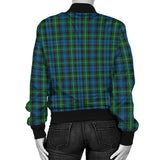 Clan Lyon Crest Tartan Bomber Jacket ZJ456