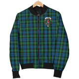 Clan Lyon Crest Tartan Bomber Jacket ZJ456