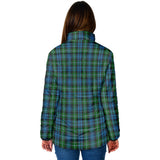 Clan Lyon Crest Tartan Padded Jacket RF456