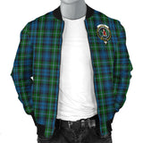 Clan Lyon Crest Tartan Bomber Jacket ZJ456