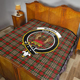 Clan MacGill Crest Tartan Premium Quilt FC454