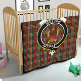 Clan MacGill Crest Tartan Premium Quilt FC454