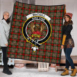 Clan MacGill Crest Tartan Premium Quilt FC454