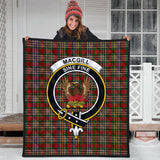 Clan MacGill Crest Tartan Premium Quilt FC454