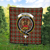 Clan MacGill Crest Tartan Premium Quilt FC454