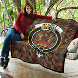 Clan MacGill Crest Tartan Premium Quilt FC454