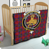 Clan MacGillivray Crest Tartan Premium Quilt FC450