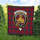 Clan MacGillivray Crest Tartan Premium Quilt FC450