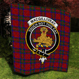 Clan MacGillivray Crest Tartan Premium Quilt FC450