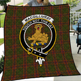 Clan MacGillivray Hunting Crest Tartan Premium Quilt FC452