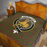 Clan MacGillivray Hunting Crest Tartan Premium Quilt FC452