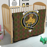 Clan MacGillivray Hunting Crest Tartan Premium Quilt FC452