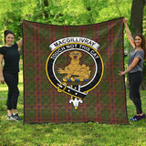 Clan MacGillivray Hunting Crest Tartan Premium Quilt FC452