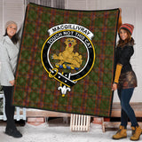 Clan MacGillivray Hunting Crest Tartan Premium Quilt FC452