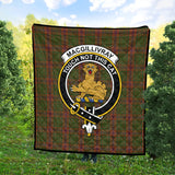 Clan MacGillivray Hunting Crest Tartan Premium Quilt FC452