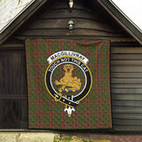 Clan MacGillivray Hunting Crest Tartan Premium Quilt FC452