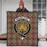 Clan MacGillivray Hunting Ancient Crest Tartan Premium Quilt FC453