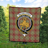 Clan MacGillivray Hunting Ancient Crest Tartan Premium Quilt FC453