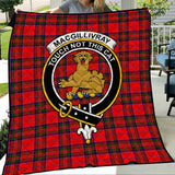 Clan MacGillivray Modern Crest Tartan Premium Quilt FC451