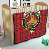 Clan MacGillivray Modern Crest Tartan Premium Quilt FC451