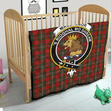 Clan MacGregor Crest Tartan Premium Quilt FC446