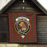 Clan MacGregor Crest Tartan Premium Quilt FC446