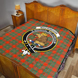 Clan MacGregor Ancient Crest Tartan Premium Quilt FC449