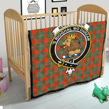 Clan MacGregor Ancient Crest Tartan Premium Quilt FC449