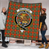 Clan MacGregor Ancient Crest Tartan Premium Quilt FC449