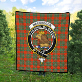 Clan MacGregor Ancient Crest Tartan Premium Quilt FC449