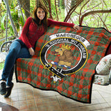 Clan MacGregor Ancient Crest Tartan Premium Quilt FC449